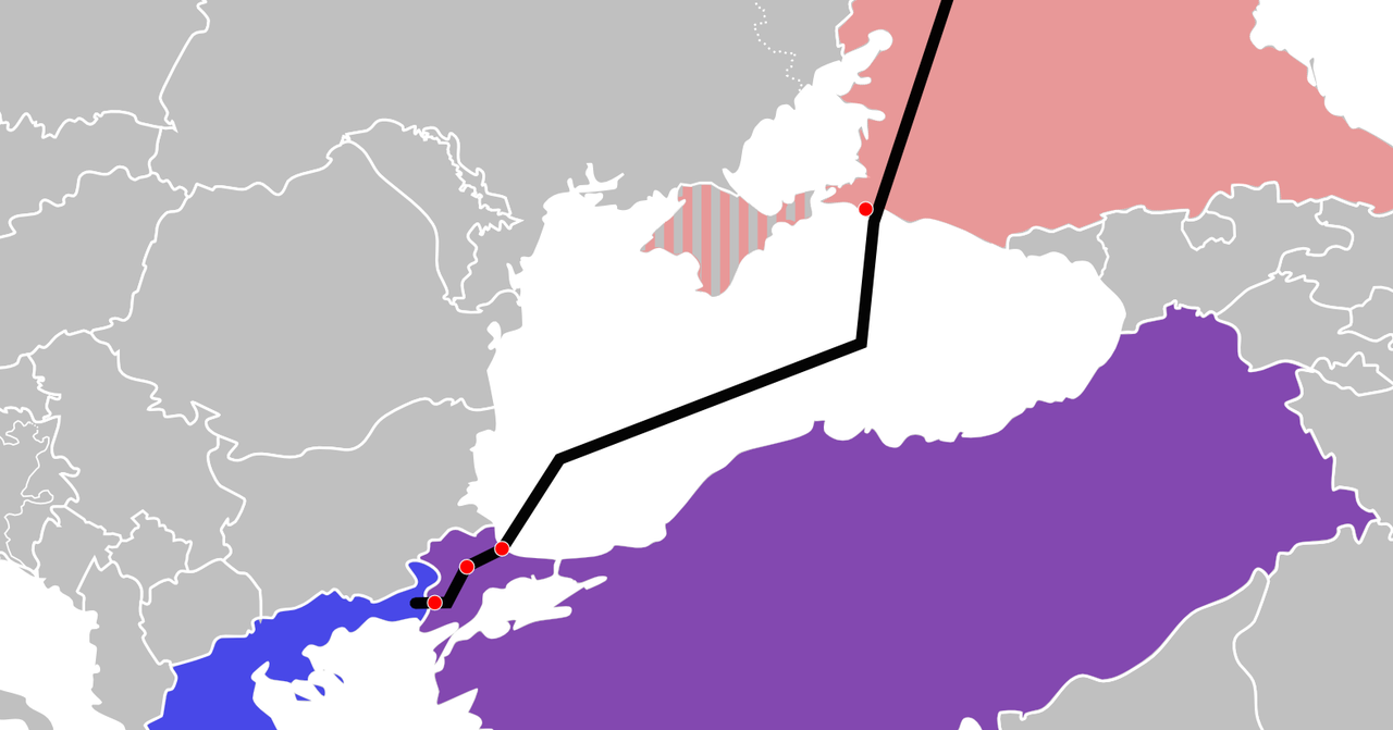 Газпром - Турецкий поток - Магистральный газопровод
