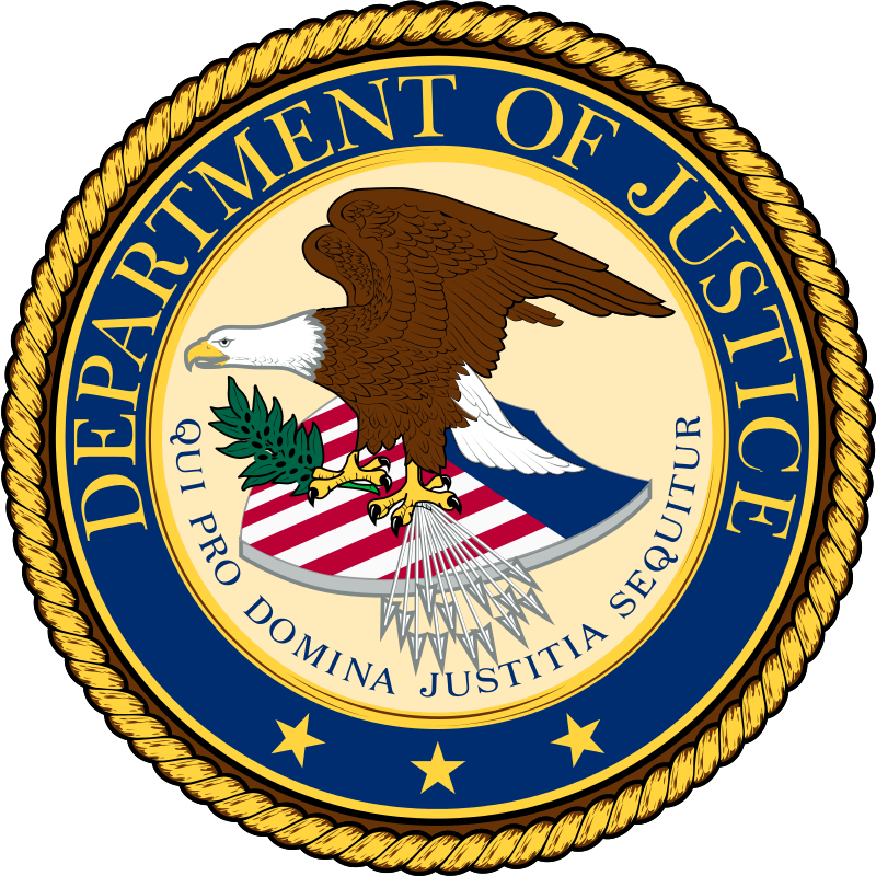 U.S. Department of Justice - DOJ - Министерство юстиции США