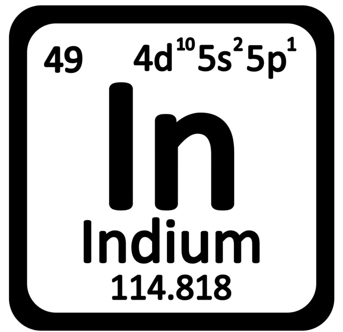 Индий - Indium - химический элемент