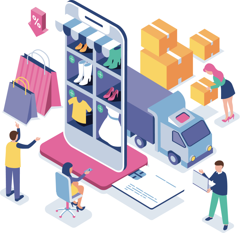 Marketplace - Маркетплейс - Платформа электронной коммерции, онлайн-магазин электронной торговли
