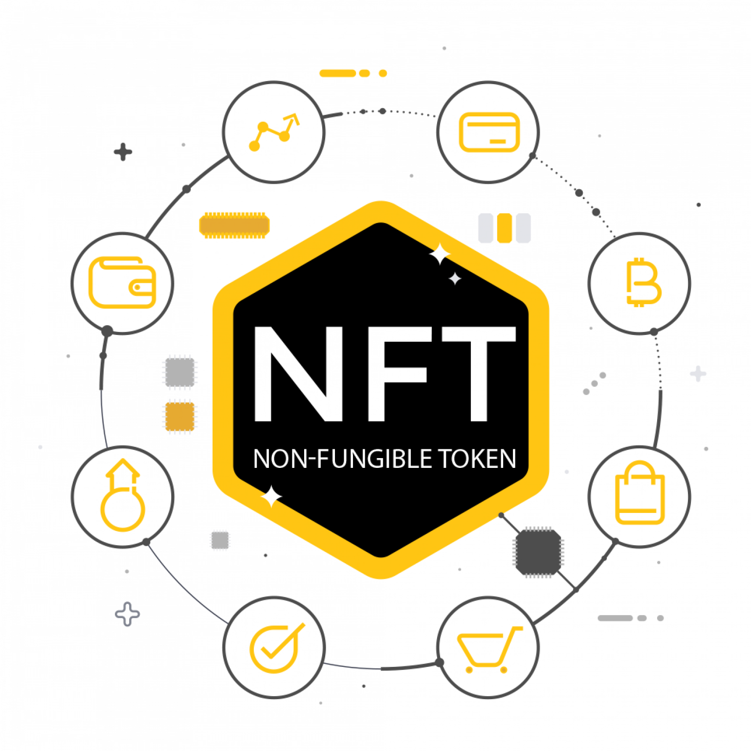 NFT - Non Fungible Token - невзаимозаменяемый токен