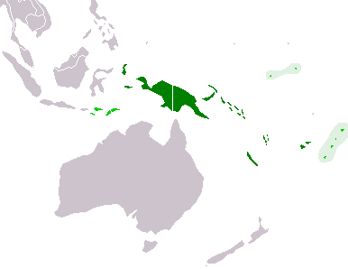 Тихий океан - Меланезия - Новая Гвинея - Новая Каледония - Соломоновы острова - Фиджи - Архипелаг Бисмарка - Острова Санта-Крус - Луайоте