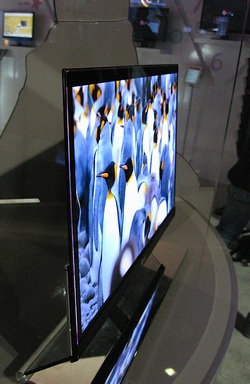 Прототип 15-дюймового OLED-ТВ LG на CES 2009