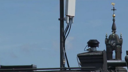 Антенна базовой станции стандарта LTE в Стокгольме