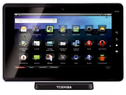 Toshiba Folio 100: 10-дюймовый планшет с 16 ГБ флэш-памяти на базе Nvidia Tegra 2 и Android