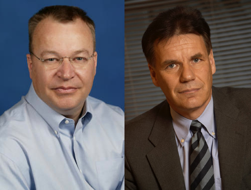 Президент Microsoft Business Devision Стивен Элоп (слева) станет новым руководителем Nokia вместо Олли-Пекки Калласвуо