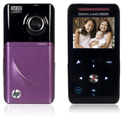HP представила компактную FullHD-видеокамеру=