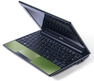 Acer обновляет конфигурацию нетбука Aspire One=