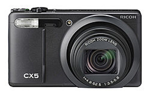 Ricoh представил фотоаппарат CX5 с сверхбыстрым фокусом=