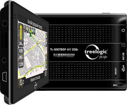  GPS-навигатор Treelogic TL-5007BGF AV 2Gb 