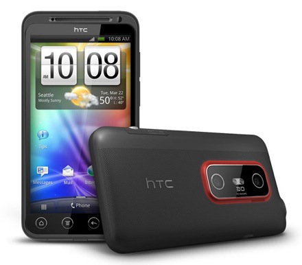 HTC Evo 3D: один из немногих мобильников с 3D-дисплеем