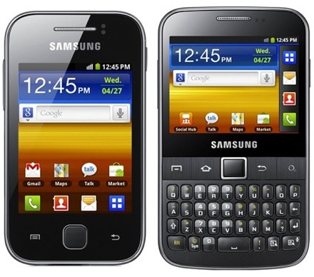 Samsung Galaxy Y и Y Pro