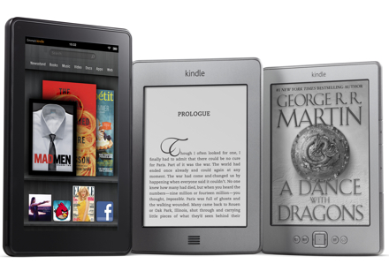 Amazon Kindle Fire, Kindle Touch/Touch 3G и Kindle 4