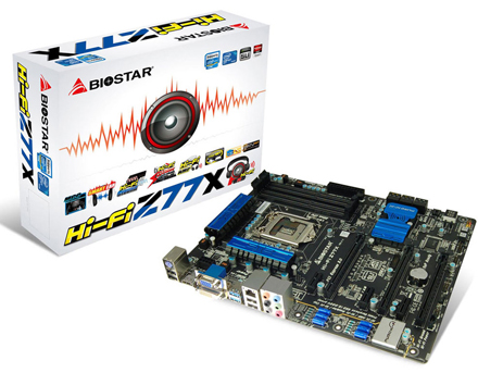 Системная плата Biostar Hi-Fi Z77X
