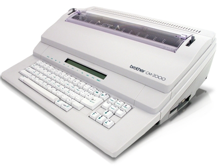 Печатная машинка Brother CM-2000 - одна из последних моделей. В Европе ее стоимость составляет 916 евро