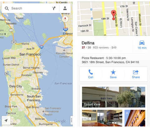 Google Maps для iOS