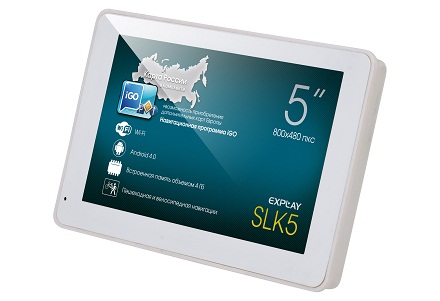 Explay анонсировал GPS-навигатор SLK 5 на базе Android