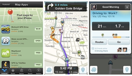 Waze - сервис пробок, поддерживаемый 40 млн пользователей