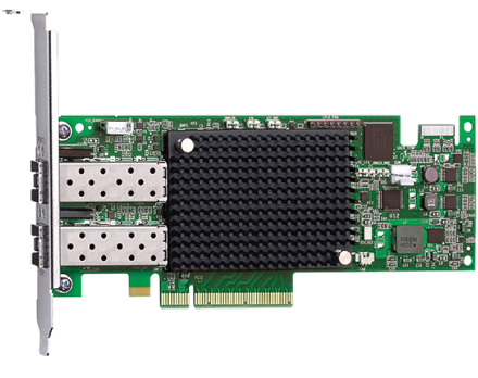 Emulex LPe16202-X — 2-портовый конвергентный адаптер для шины PCIe 3.0