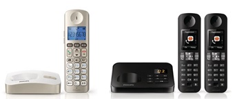  Новые беспроводные телефоны Philips: XL3001C  и D6052B 
