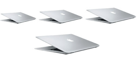 Примерный внешний вид линейки MacBook 2012 г. по версии AppleInsider