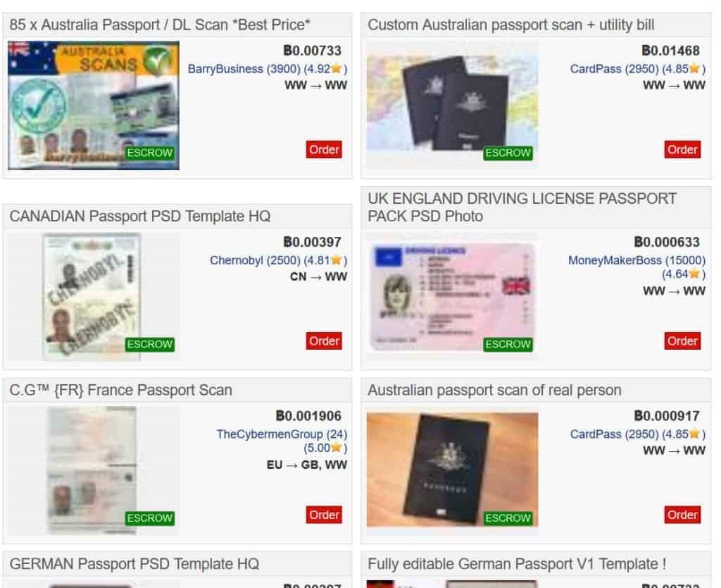 Продажа паспортных данных даркнет состав героина опиума