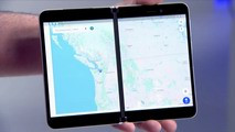 Успешный запуск Google Maps на смартфоне Surface Duo