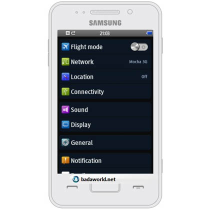 Рассекречены спецификации нового bada-смартфона Samsung